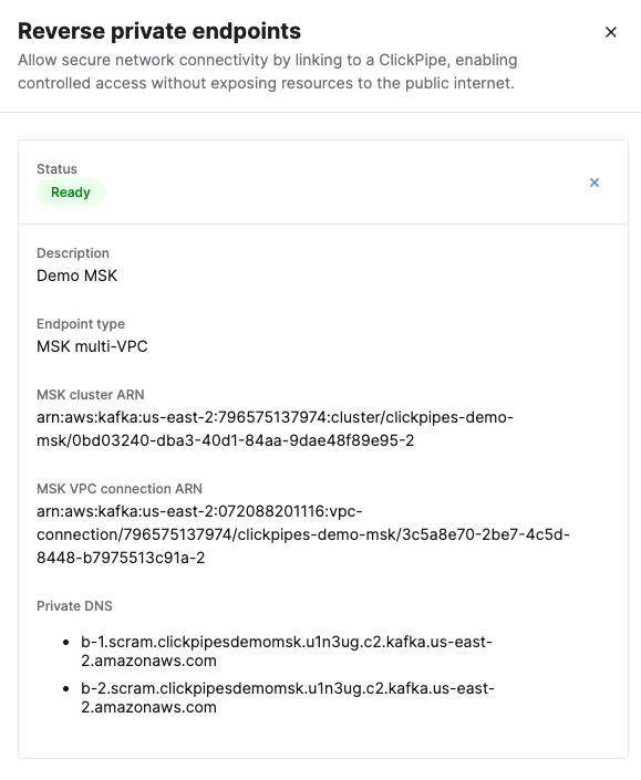 ClickHouse Cloud settings